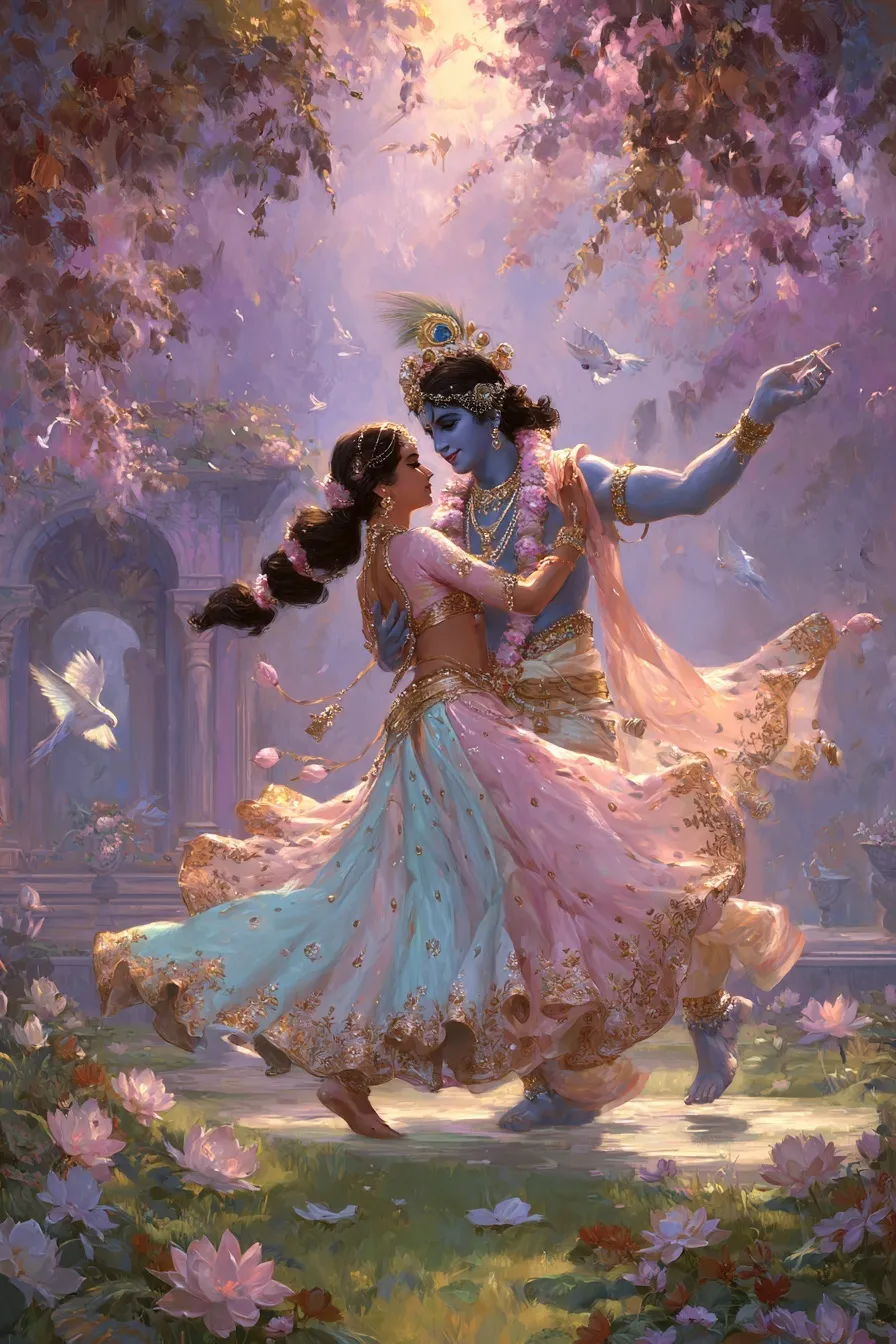 Radha Krishna Photo Image Mobile Wallpaper 34