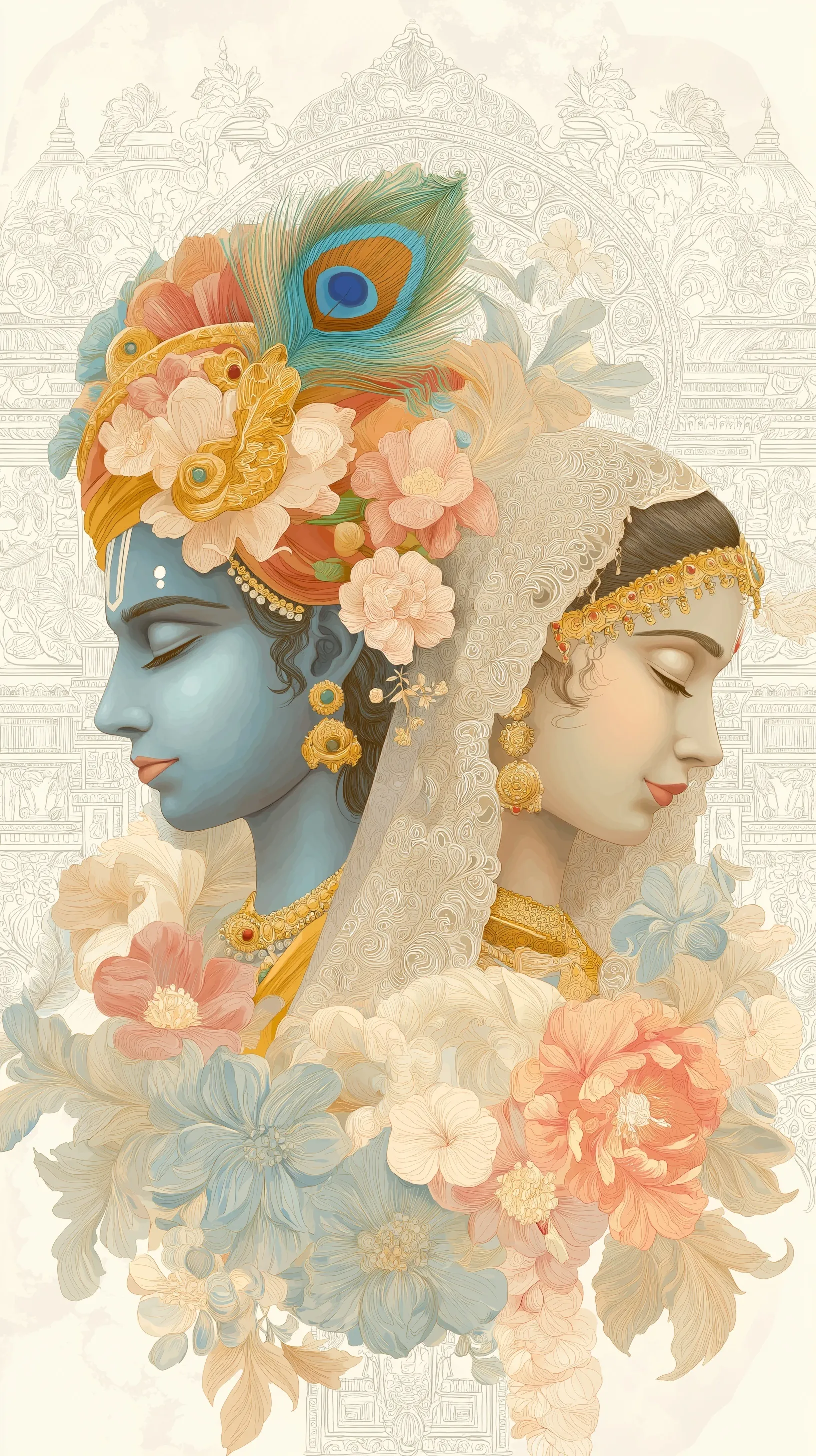 Radha Krishna Photo Image Mobile Wallpaper 38