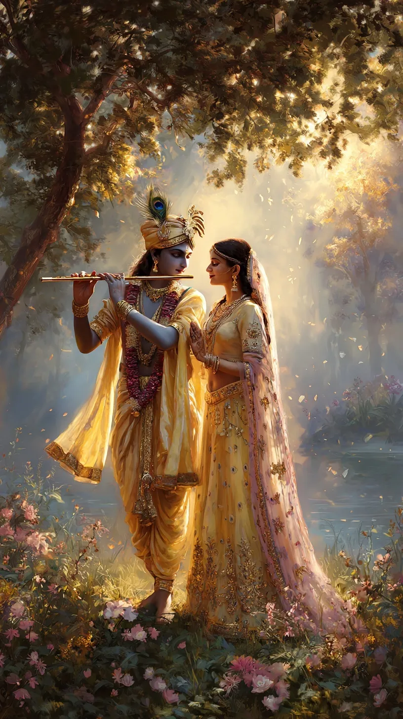 Radha Krishna Photo Image Mobile Wallpaper 54