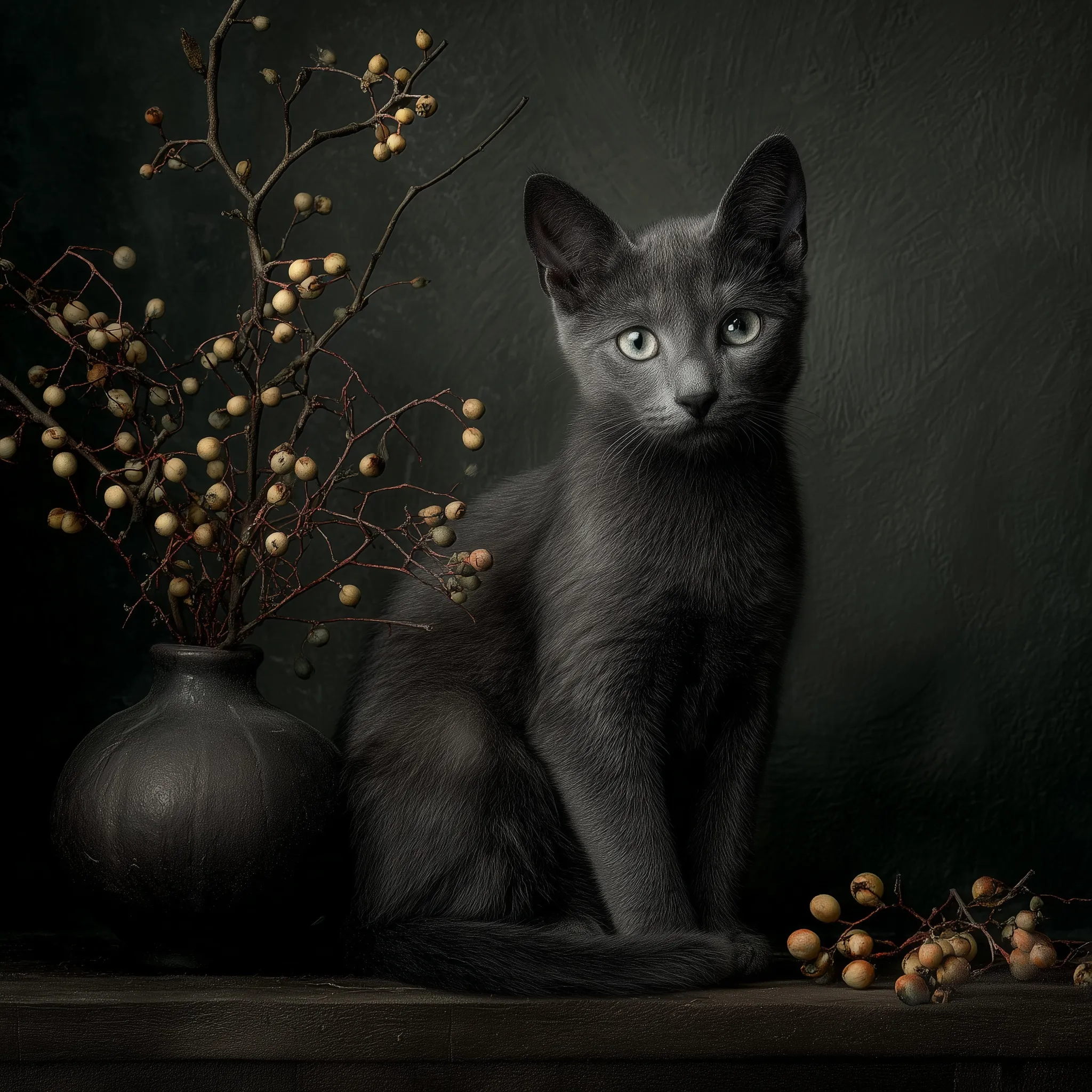Russian Blue Cat 22