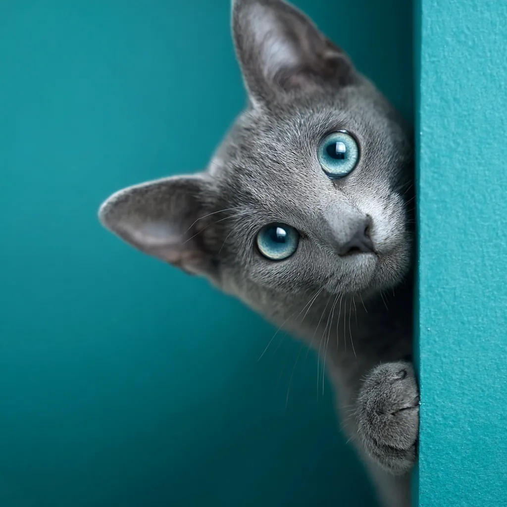 Russian Blue Cat 24