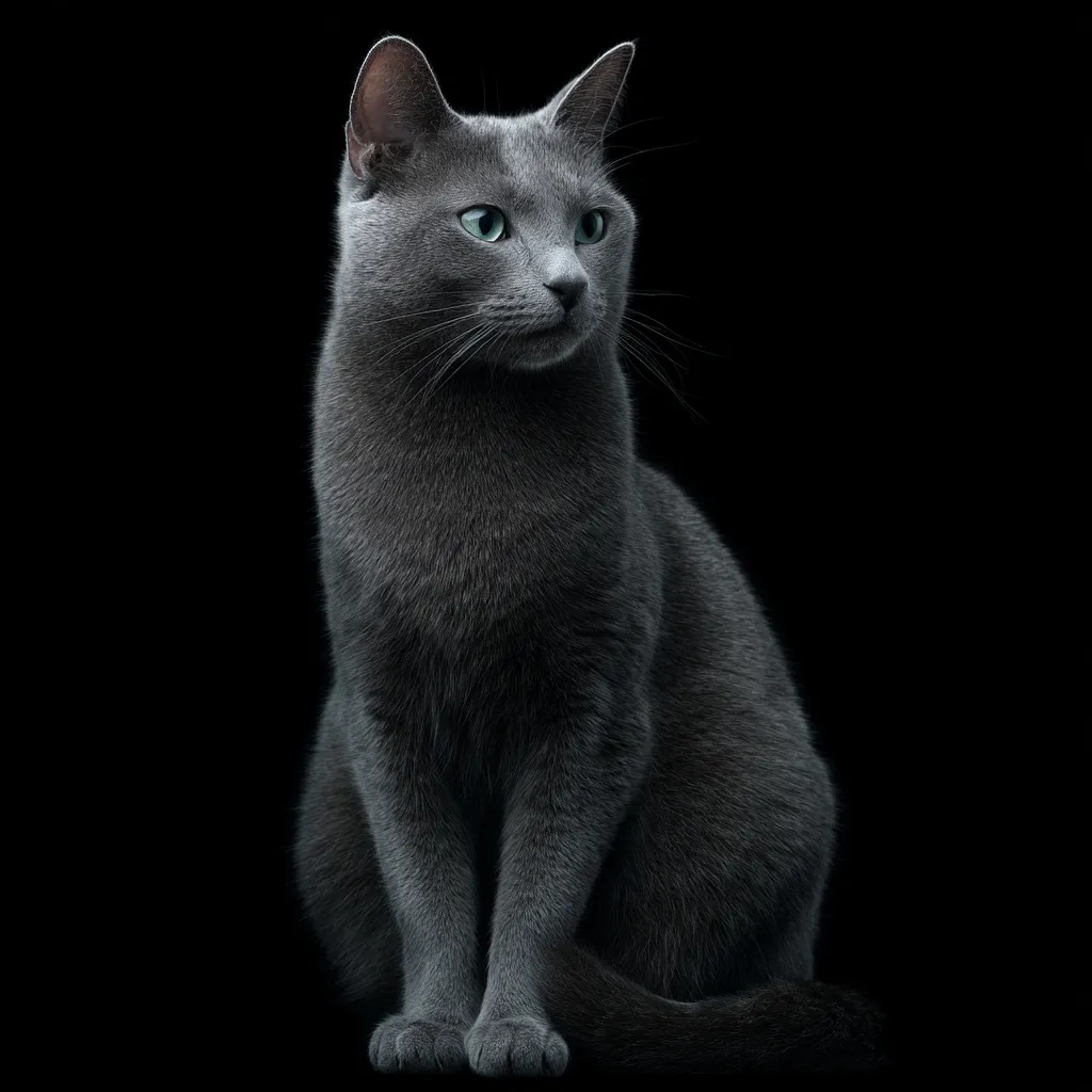 Russian Blue Cat 42