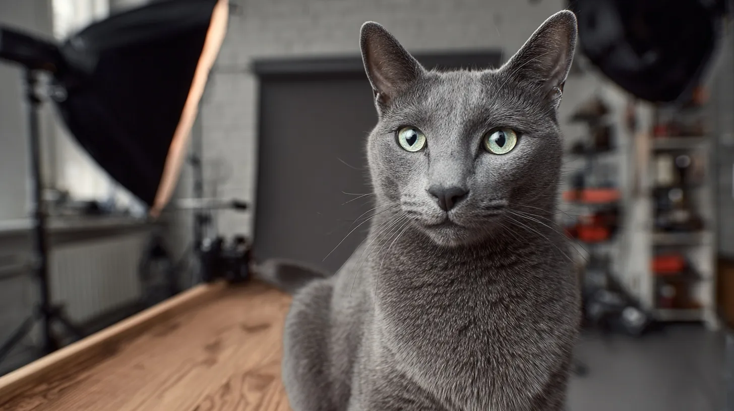 Russian Blue Cat 53