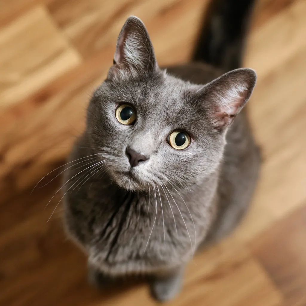Russian Blue Cat 58