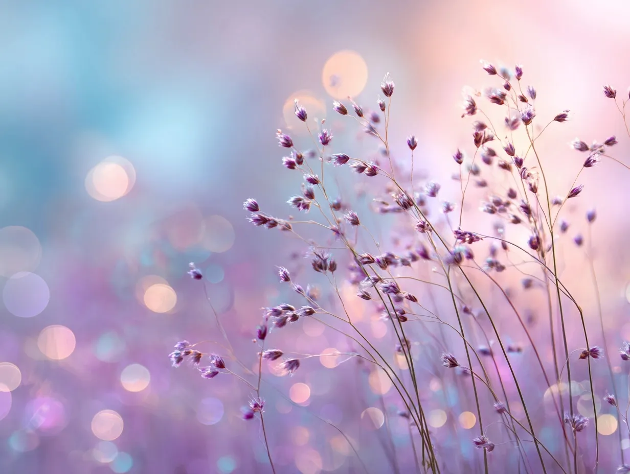 Soft Pastel Spring Floral Wallpaper 3