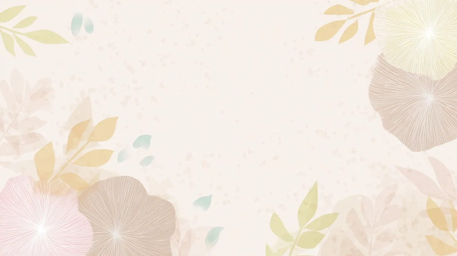 Soft Pastel Spring Floral Wallpaper 14