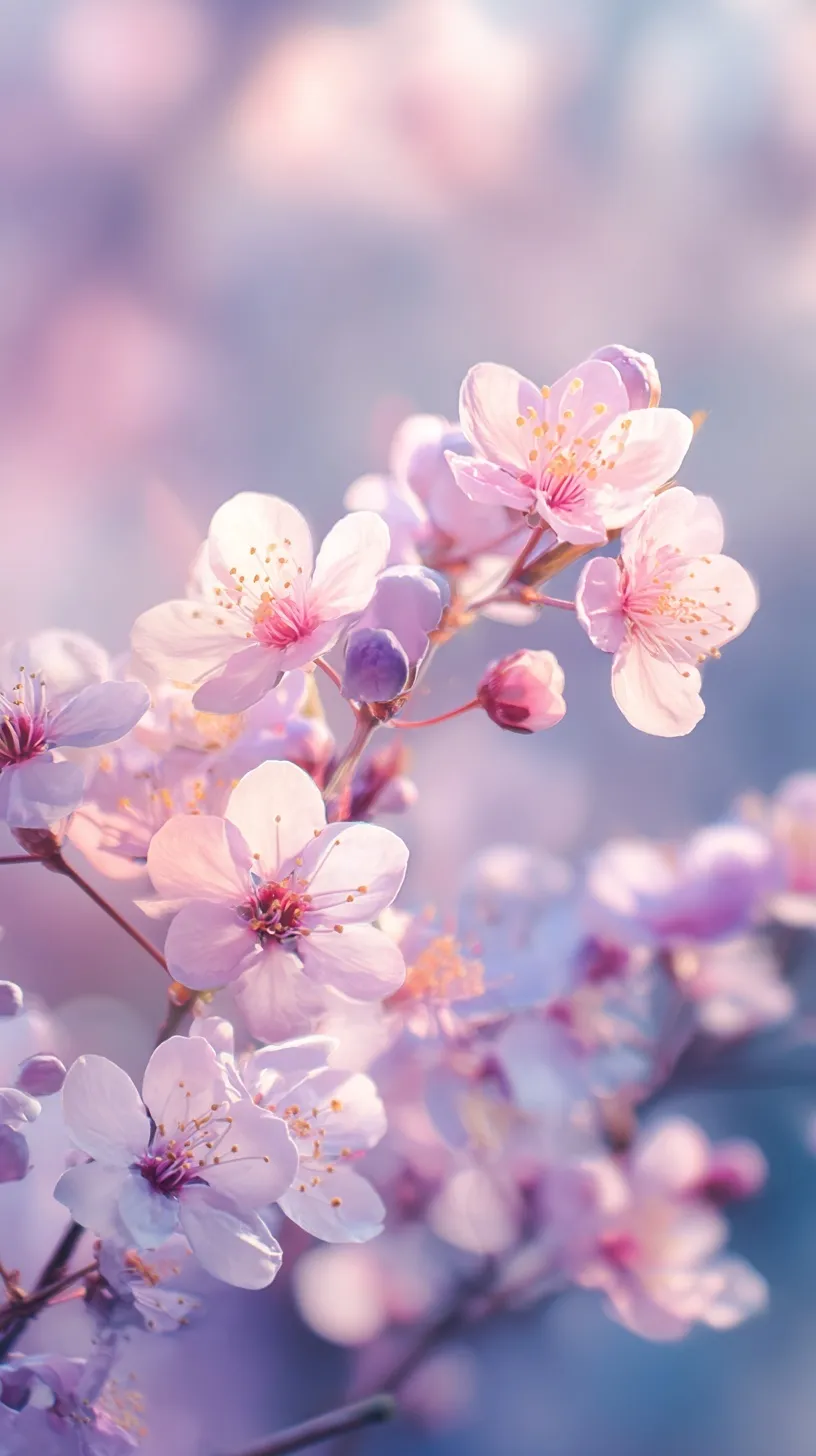 Soft Pastel Spring Floral Wallpaper 33