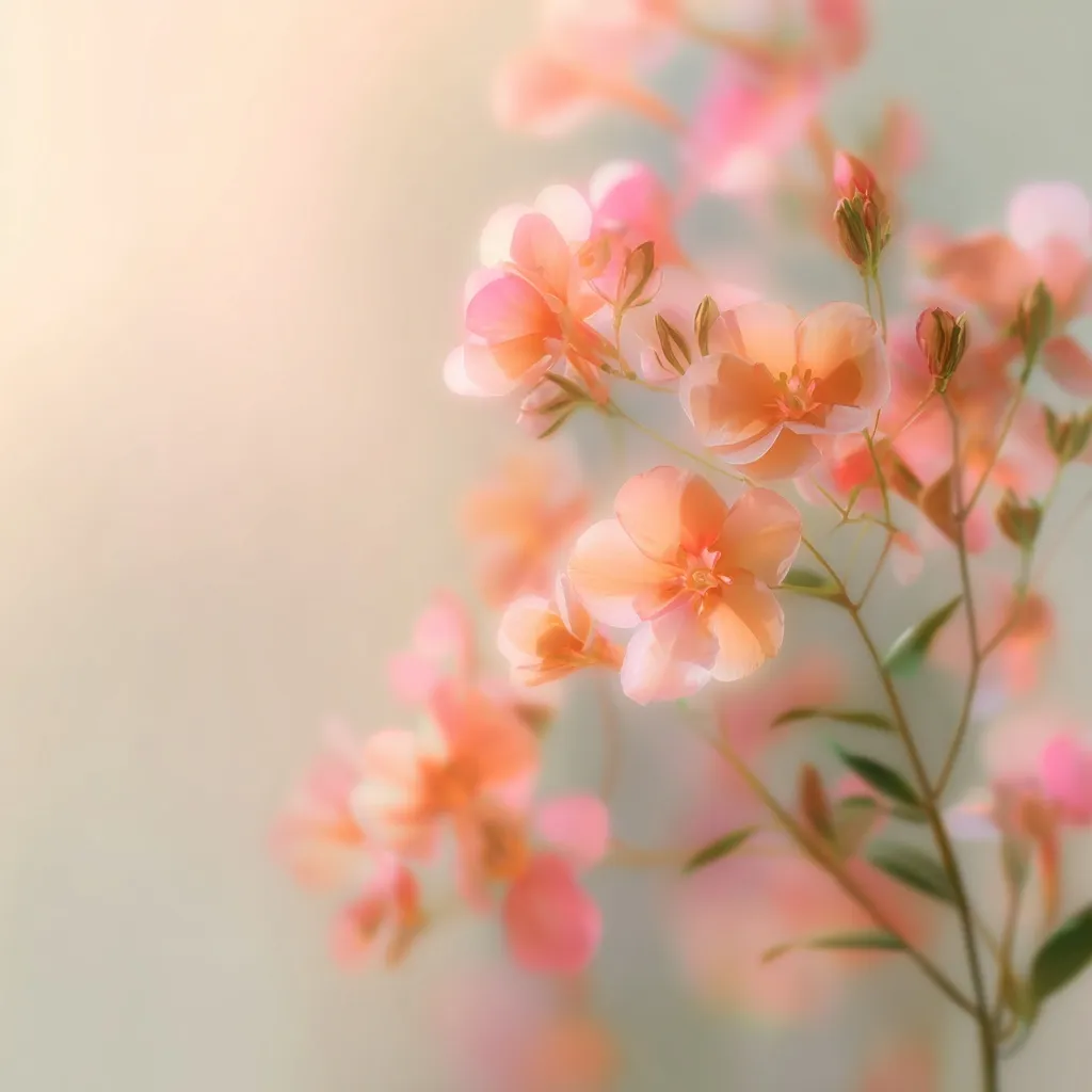 Soft Pastel Spring Floral Wallpaper 49
