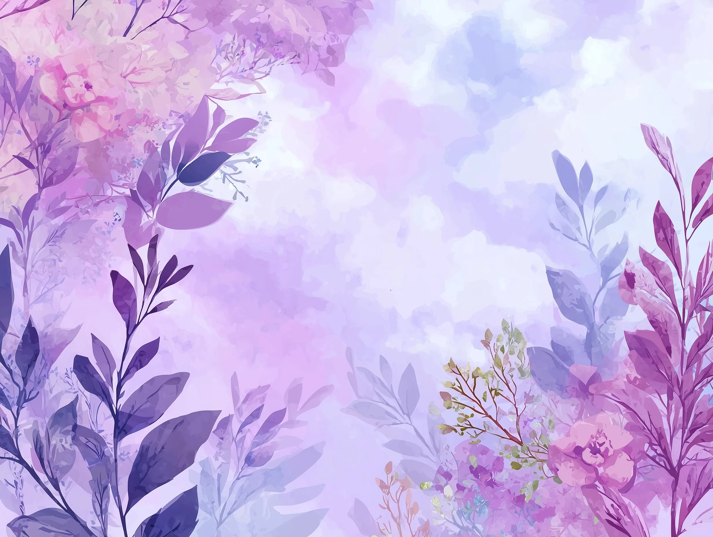 Soft Pastel Spring Floral Wallpaper 51