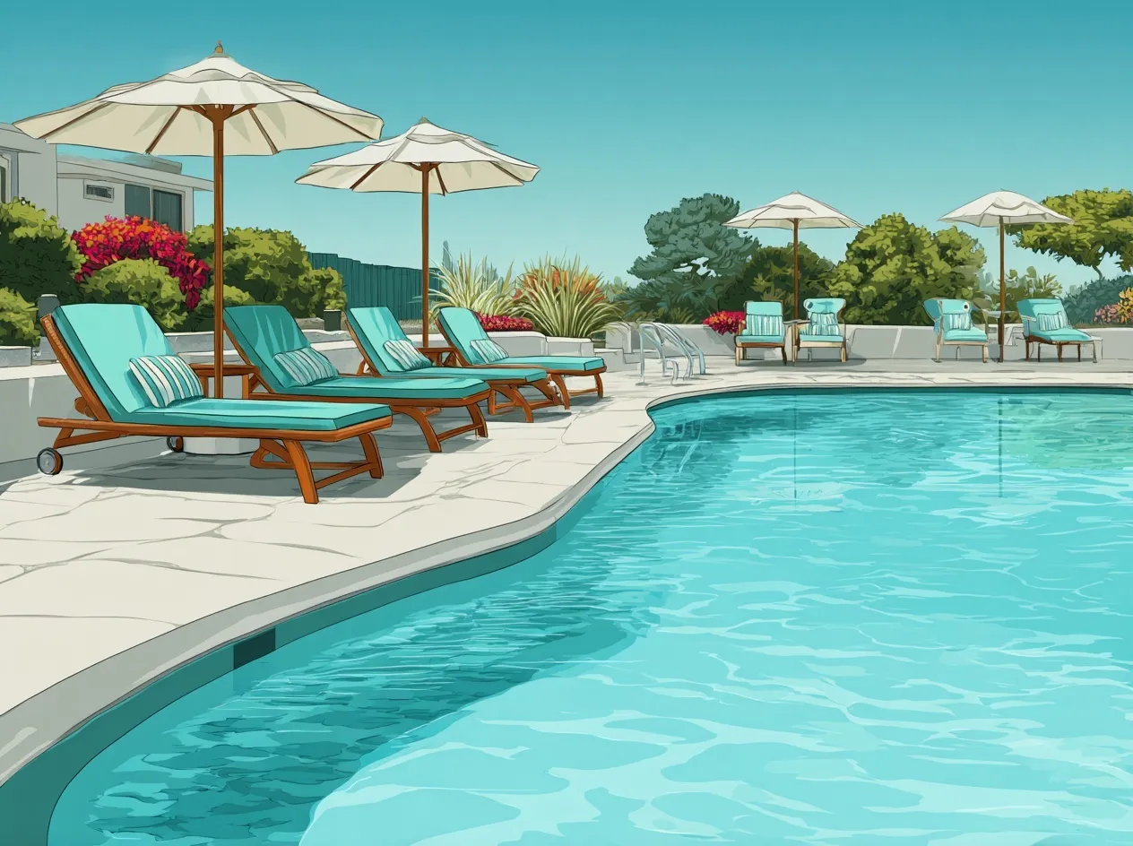 Swimming Pool Cartoon Image 4