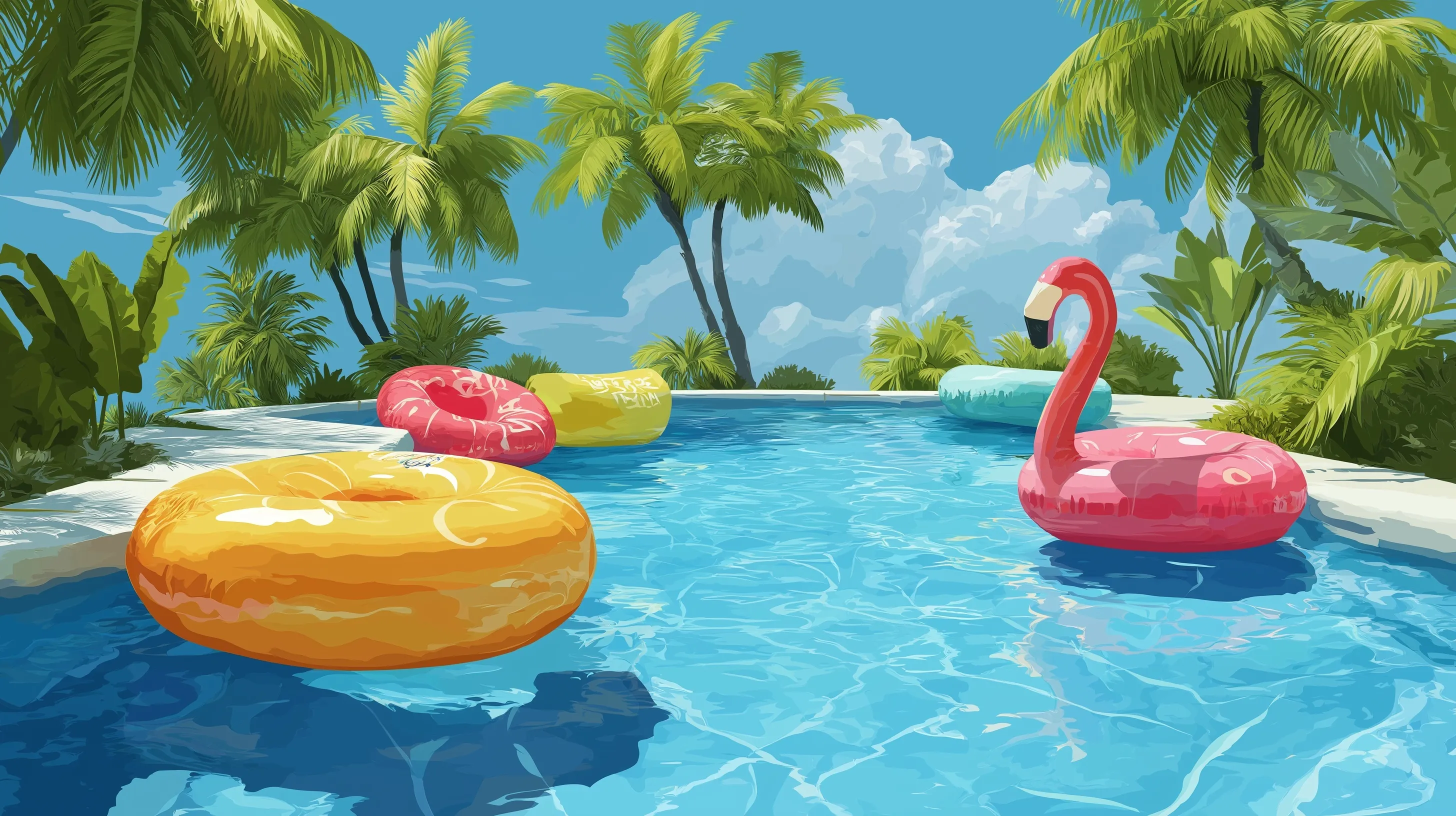 Swimming Pool Cartoon Image 11