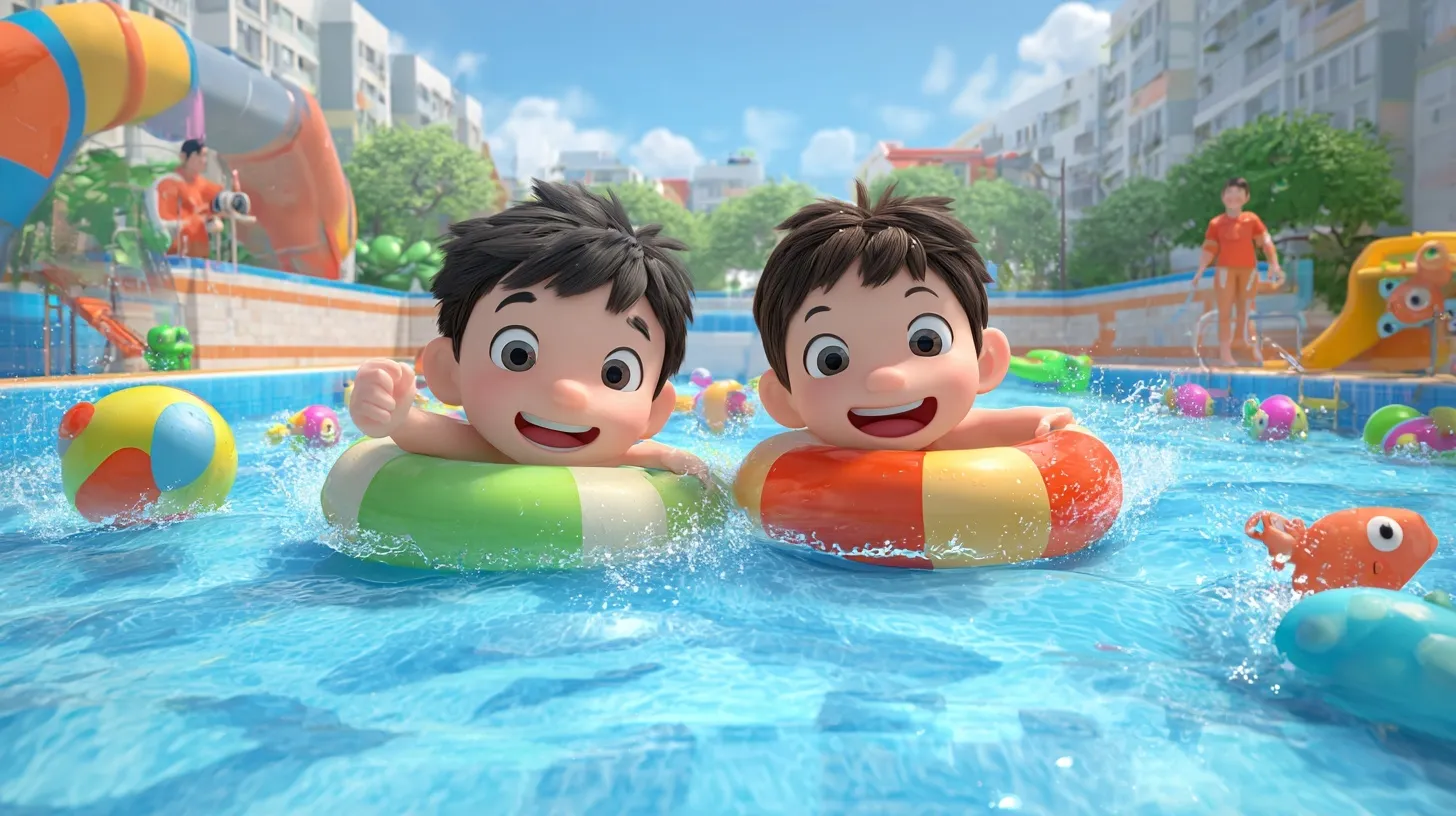 Swimming Pool Cartoon Image 12