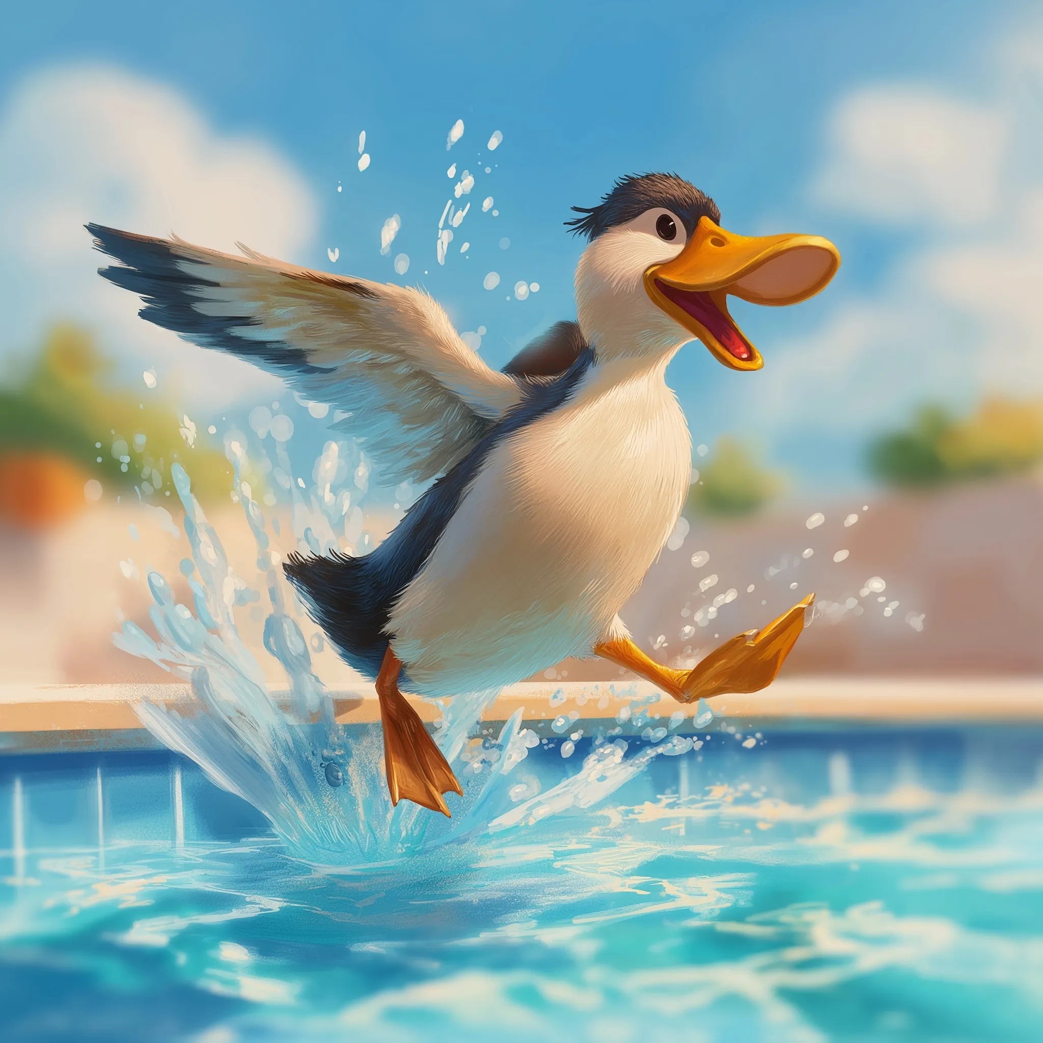 Swimming Pool Cartoon Image 16