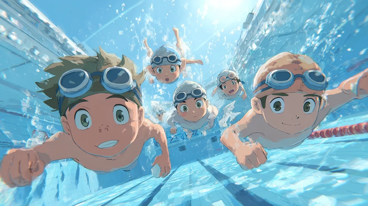 Swimming Pool Cartoon Image 22