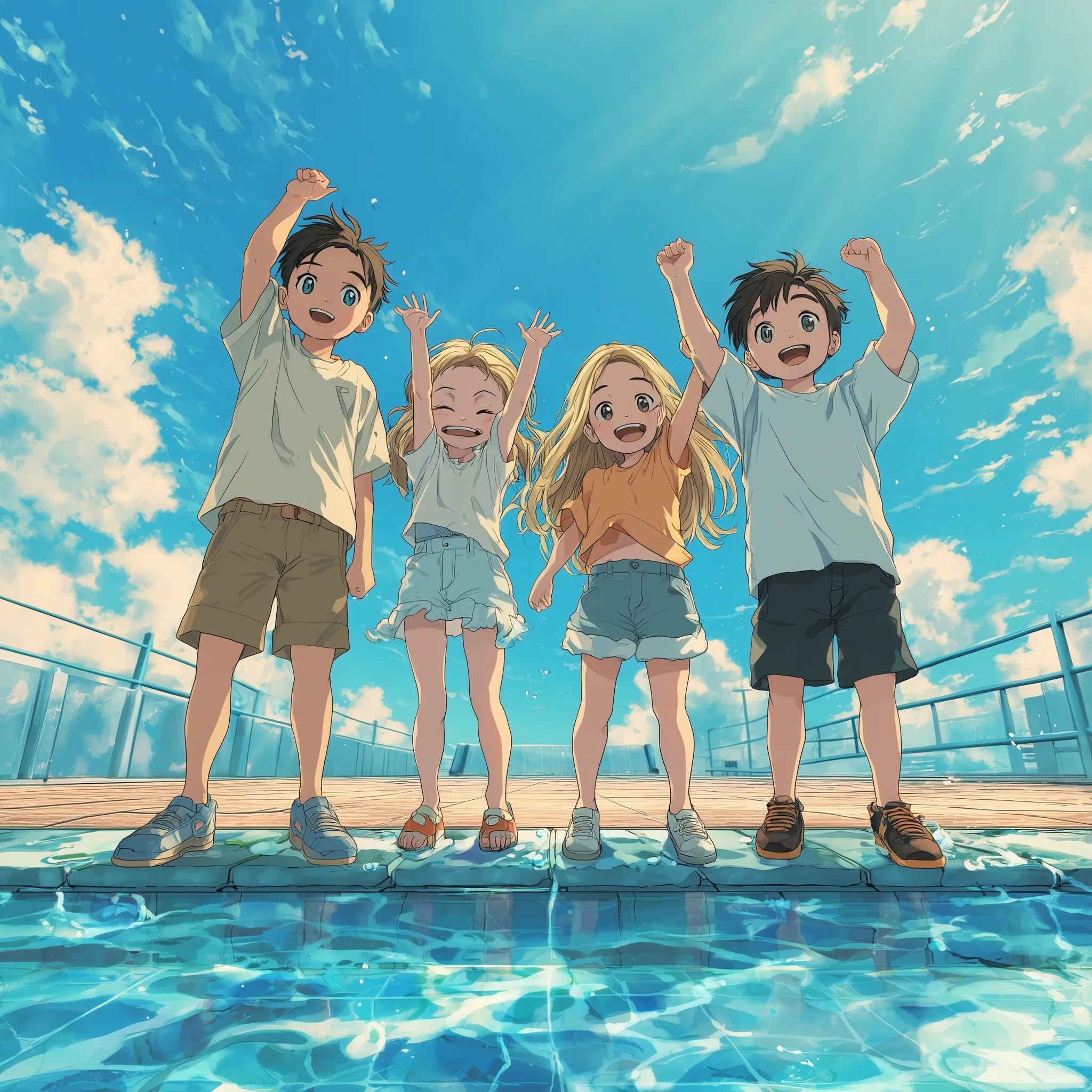 Swimming Pool Cartoon Image 29