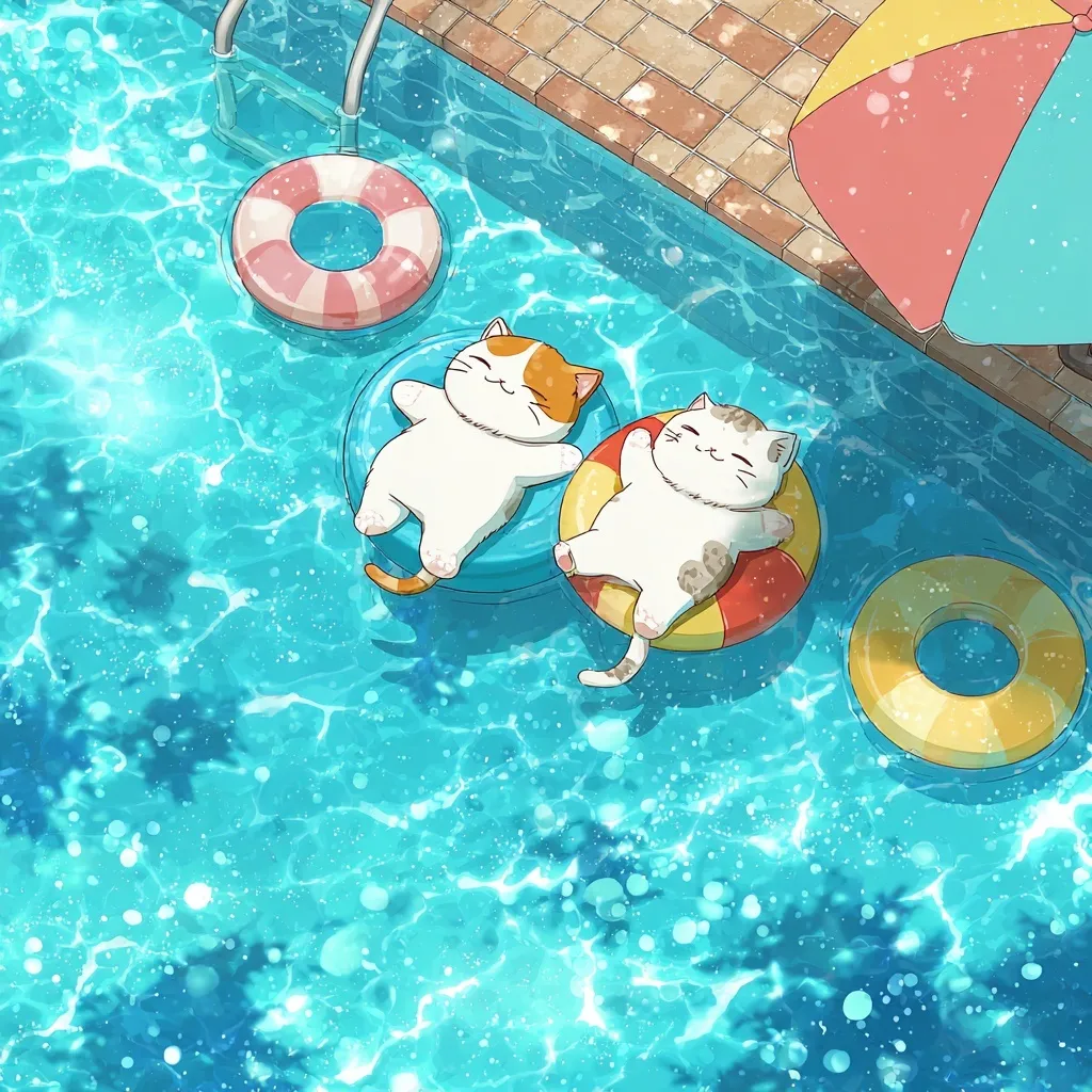 Swimming Pool Cartoon Image 37