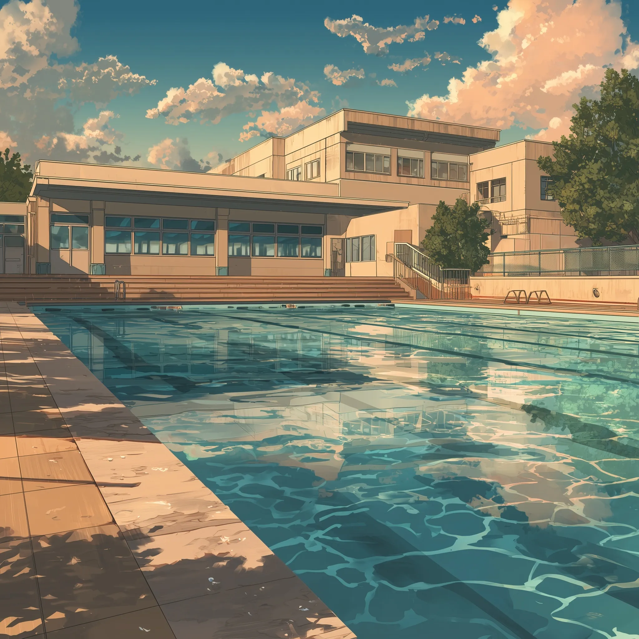 Swimming Pool Cartoon Image 40