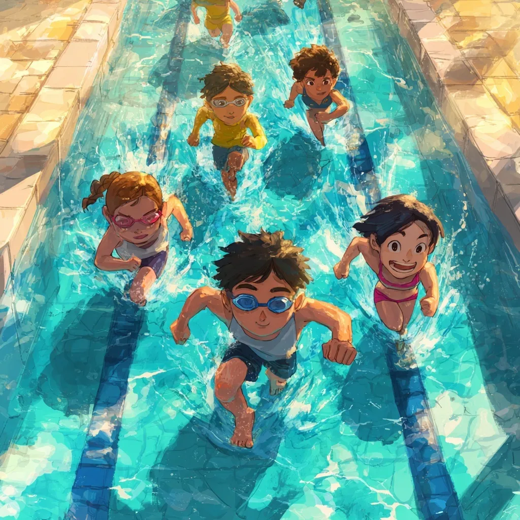 Swimming Pool Cartoon Image 49