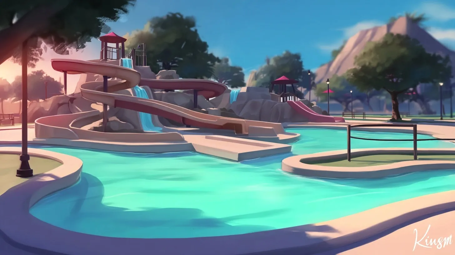 Swimming Pool Cartoon Image 51