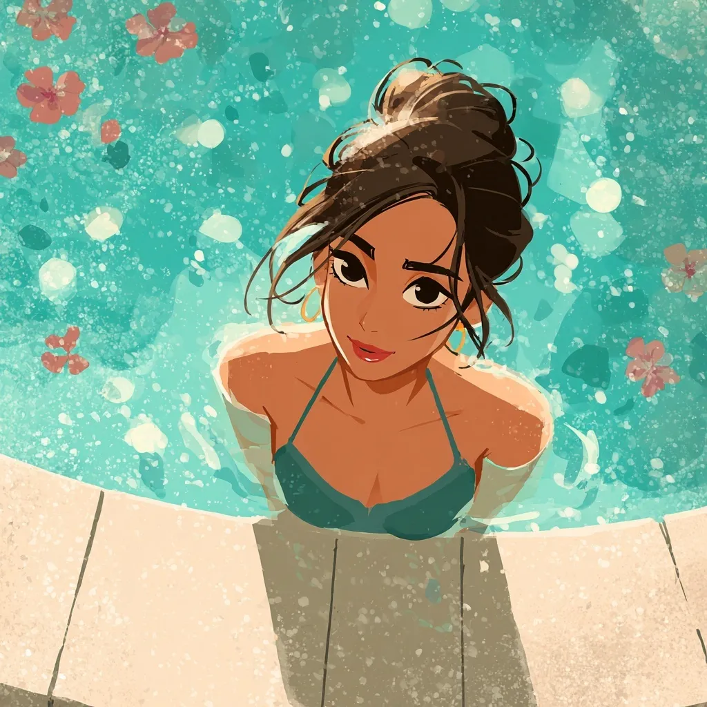 Swimming Pool Cartoon Image 56