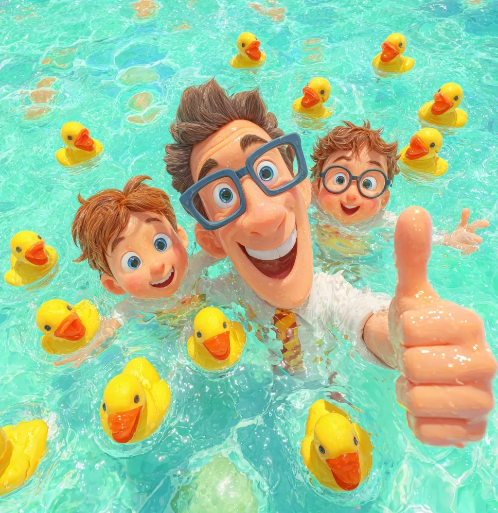 Swimming Pool Cartoon Image 59