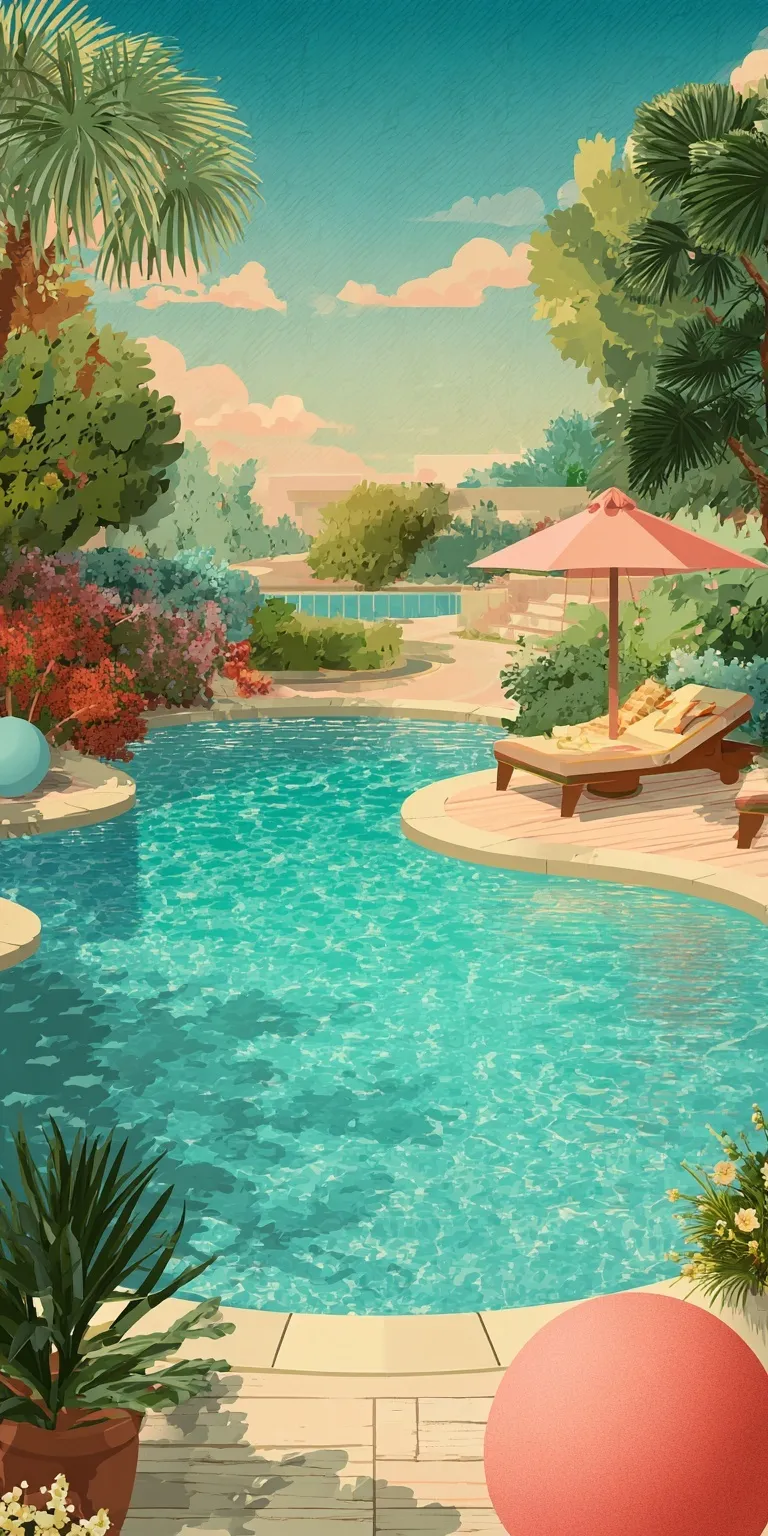 Swimming Pool Cartoon Image 60