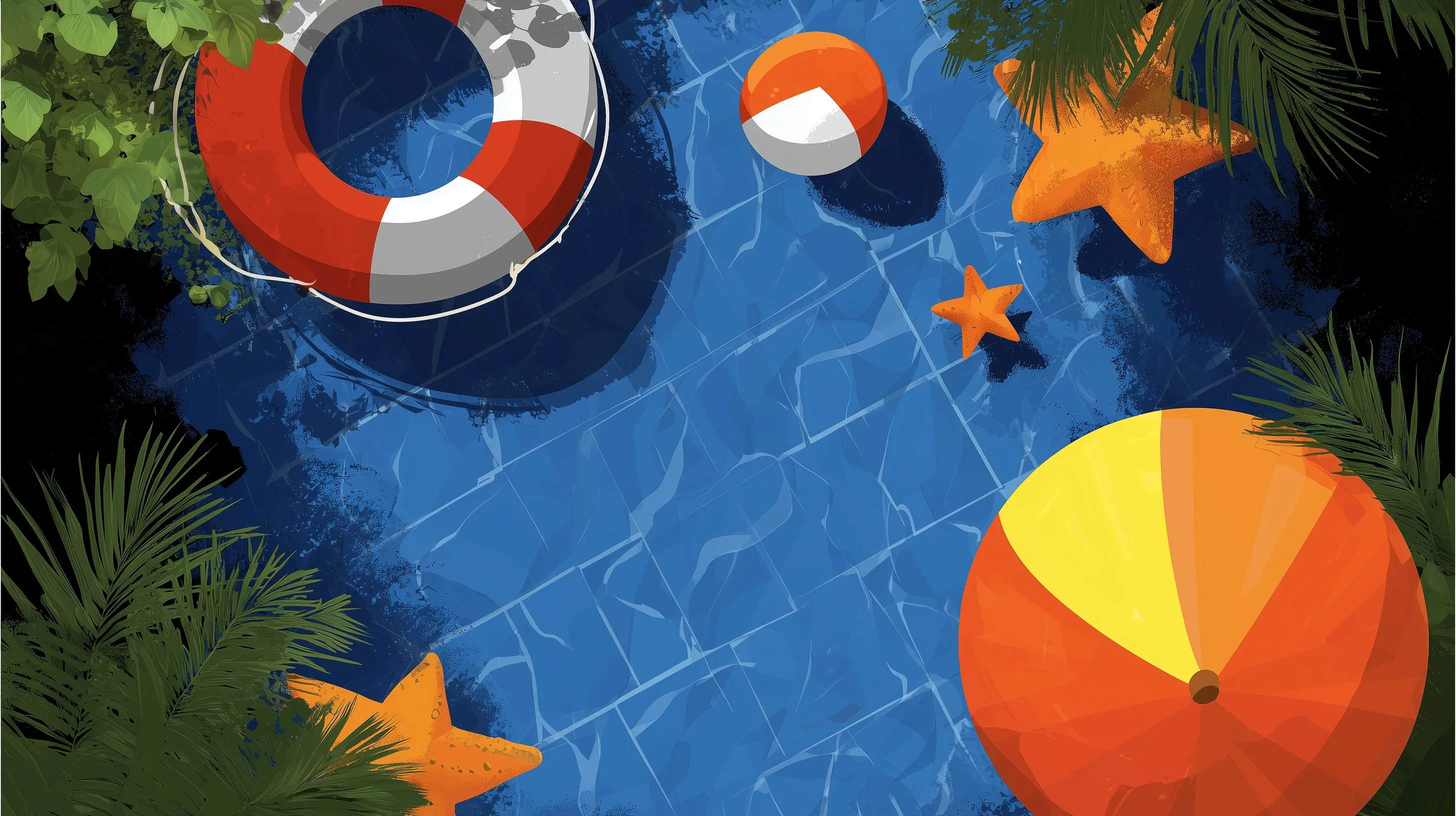 Swimming Pool Cartoon Image 66