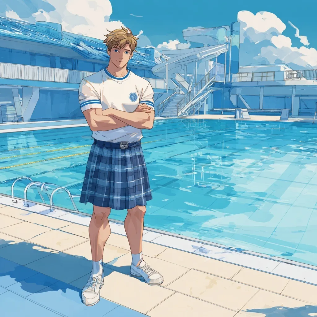 Swimming Pool Cartoon Image 68