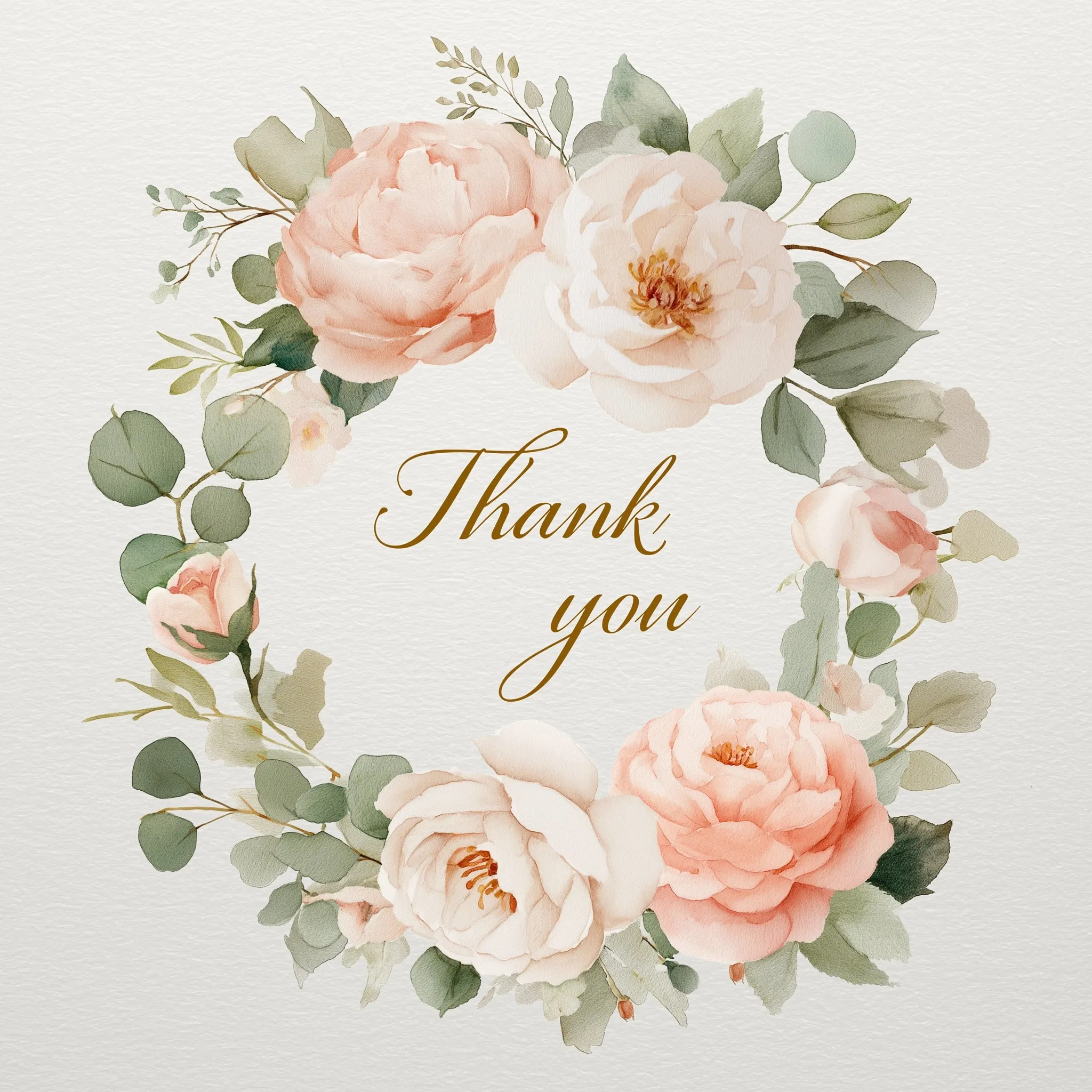 Thank You Image With Flowers 2