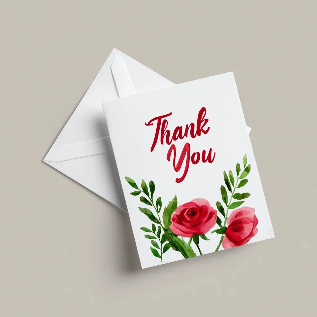 Thank You Image With Flowers 6