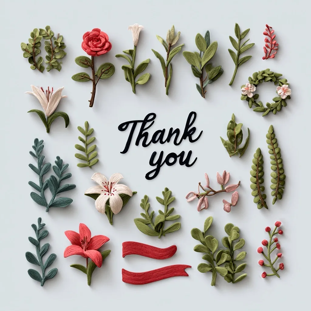 Thank You Image With Flowers 17