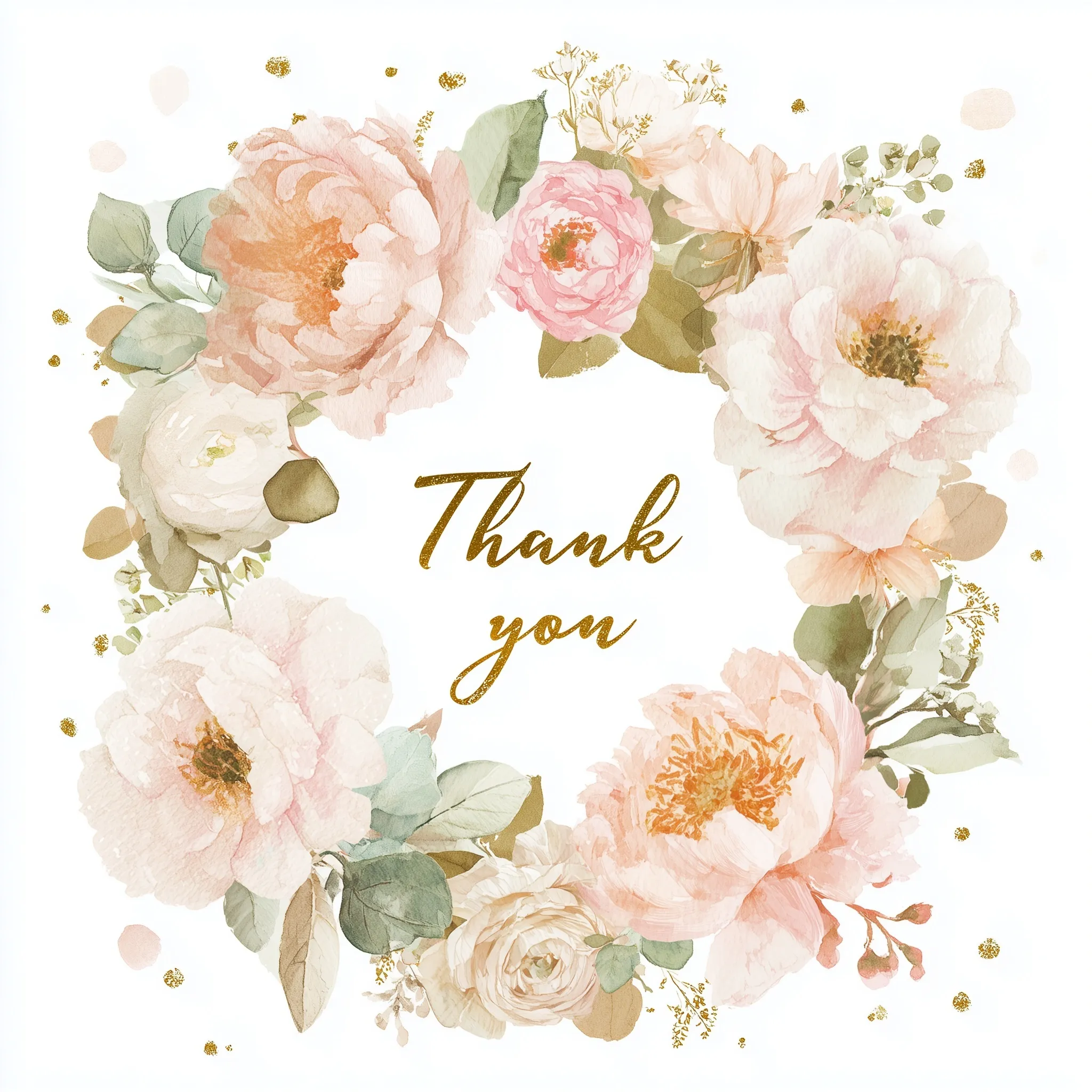 Thank You Image With Flowers 20