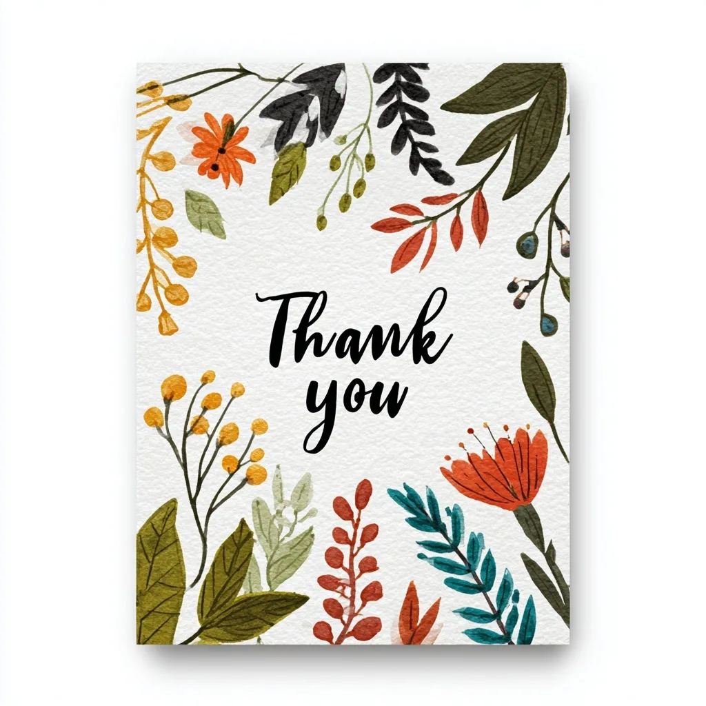 Thank You Image With Flowers 24