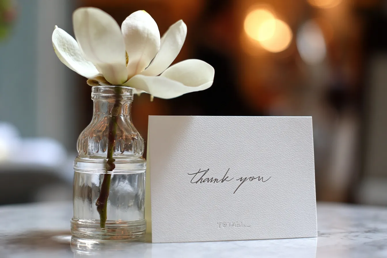 Thank You Image With Flowers 27