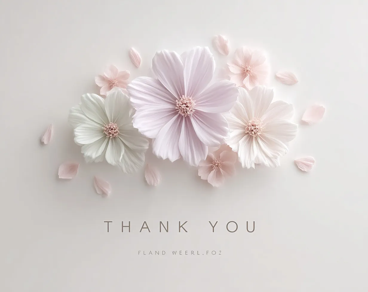 Thank You Image With Flowers 29