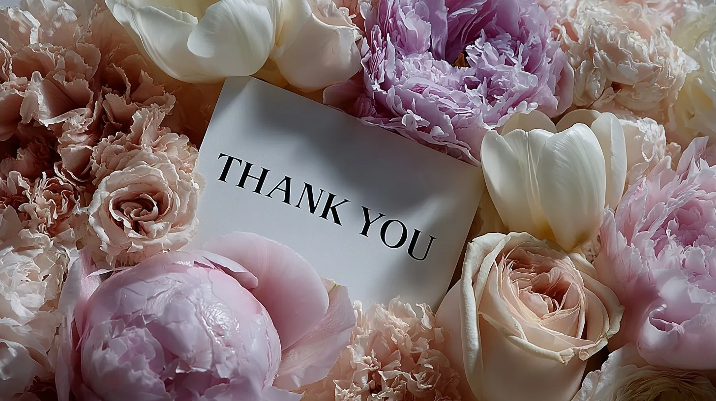 Thank You Image With Flowers 38