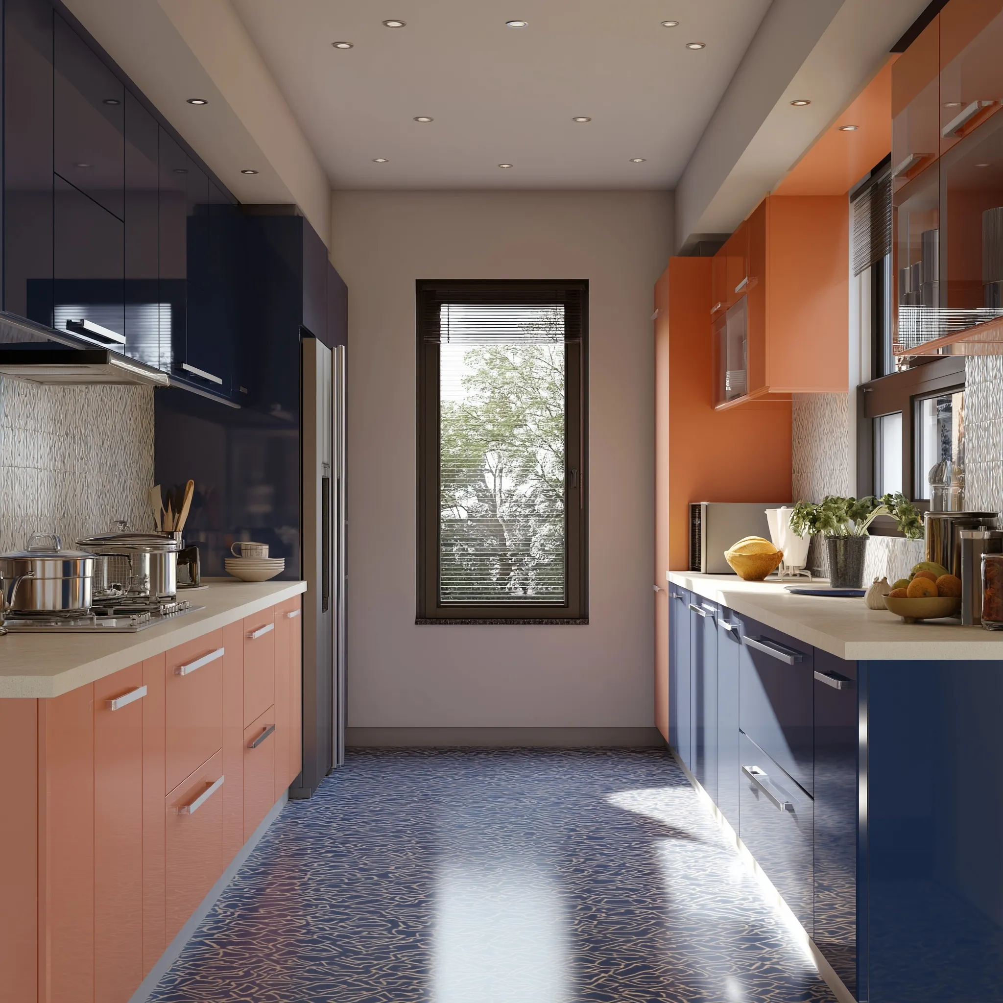 U Shaped Kitchen Design 28