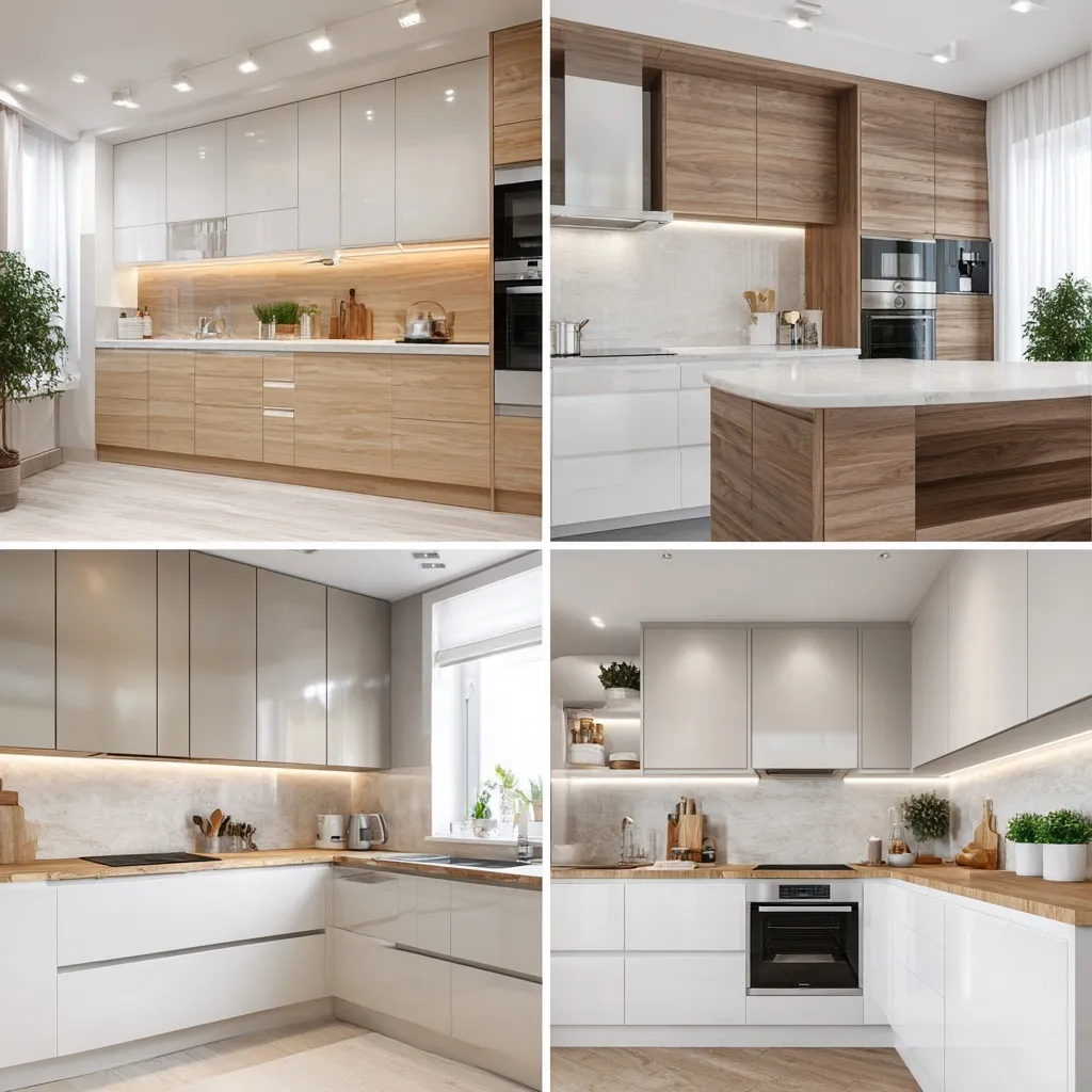 U Shaped Kitchen Design 30
