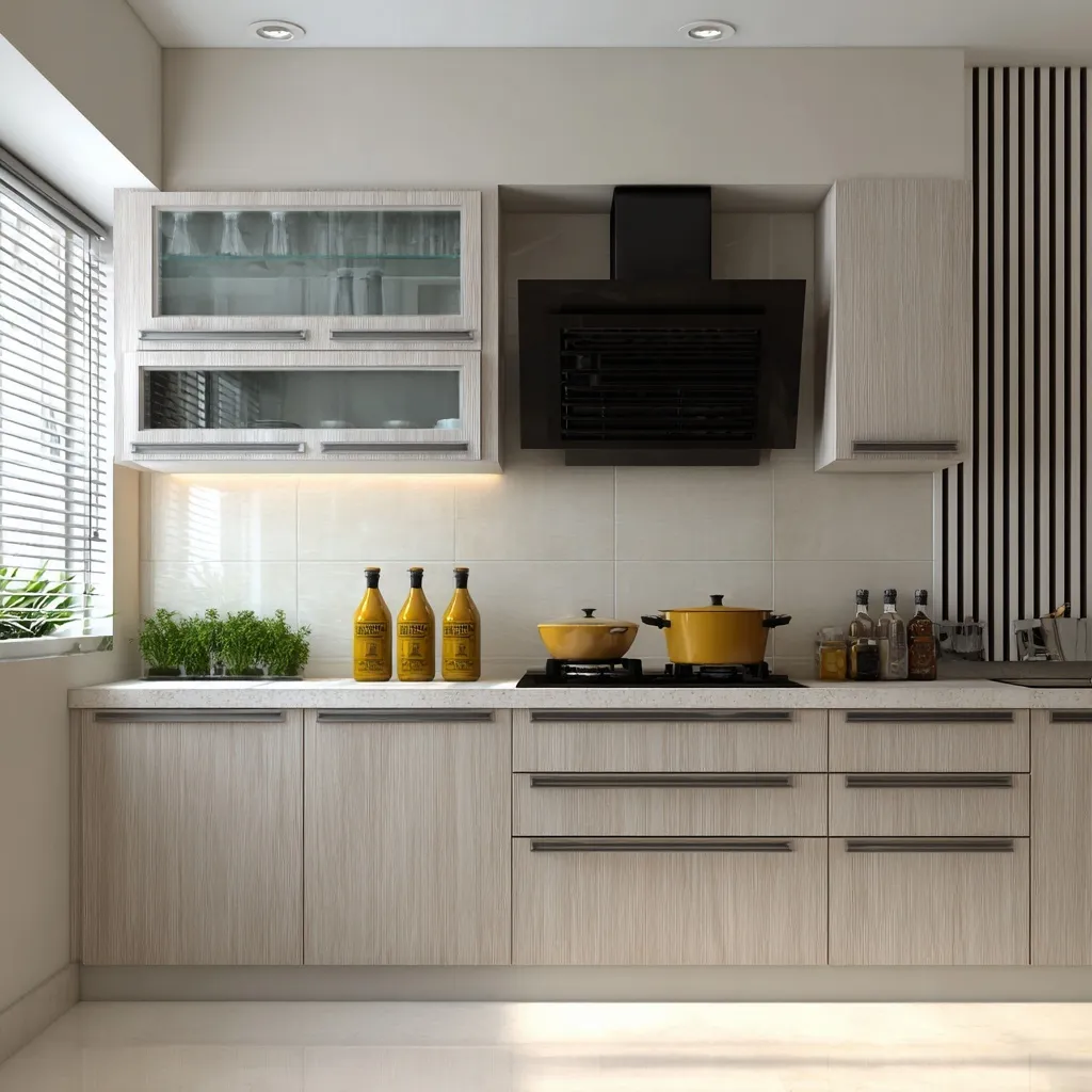U Shaped Kitchen Design 37