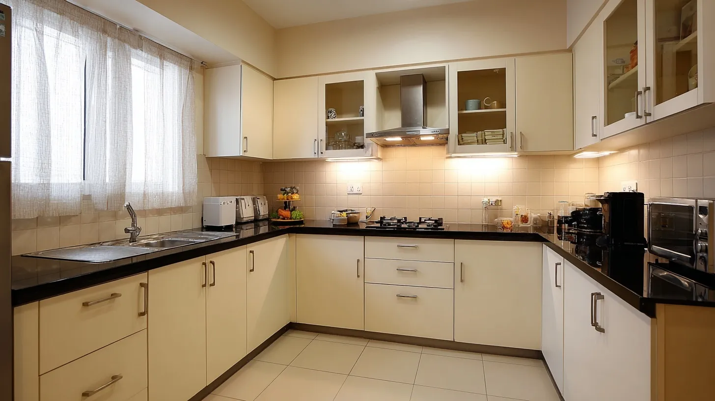 U Shaped Kitchen Design 38