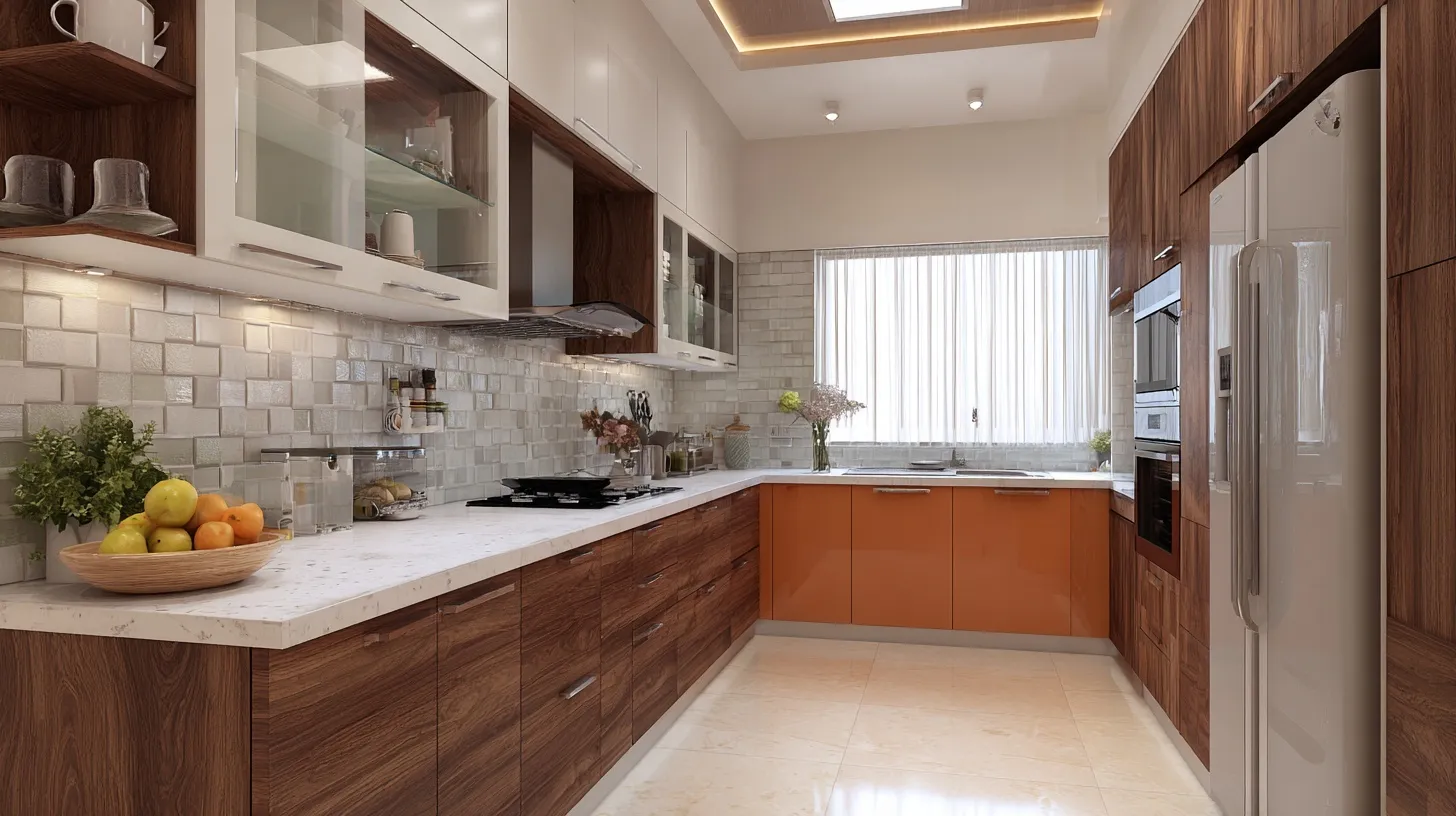 U Shaped Kitchen Design 39