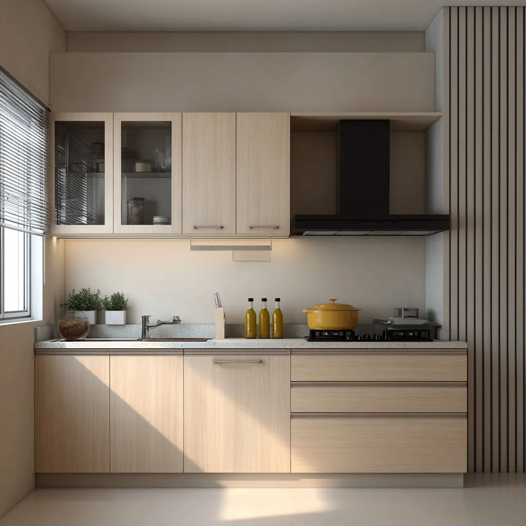 U Shaped Kitchen Design 40