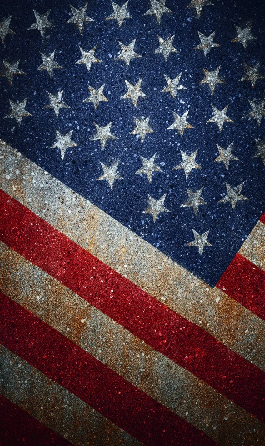 A detailed close-up of a high-quality American flag with vibrant colors, perfect for a patriotic HD background.