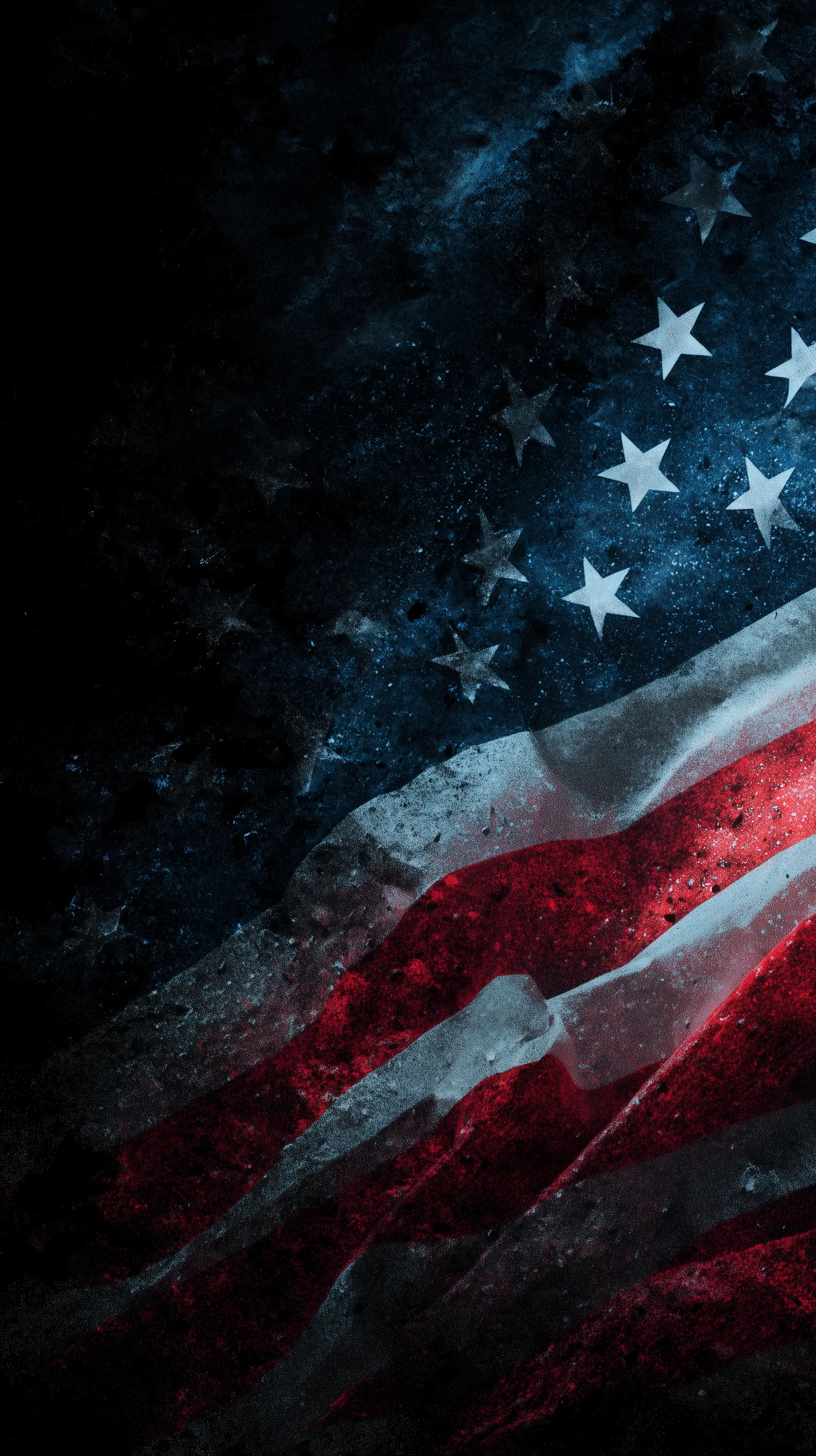 Close up of an American flag with a dark background, high-quality HD stock photo for flyer designs.